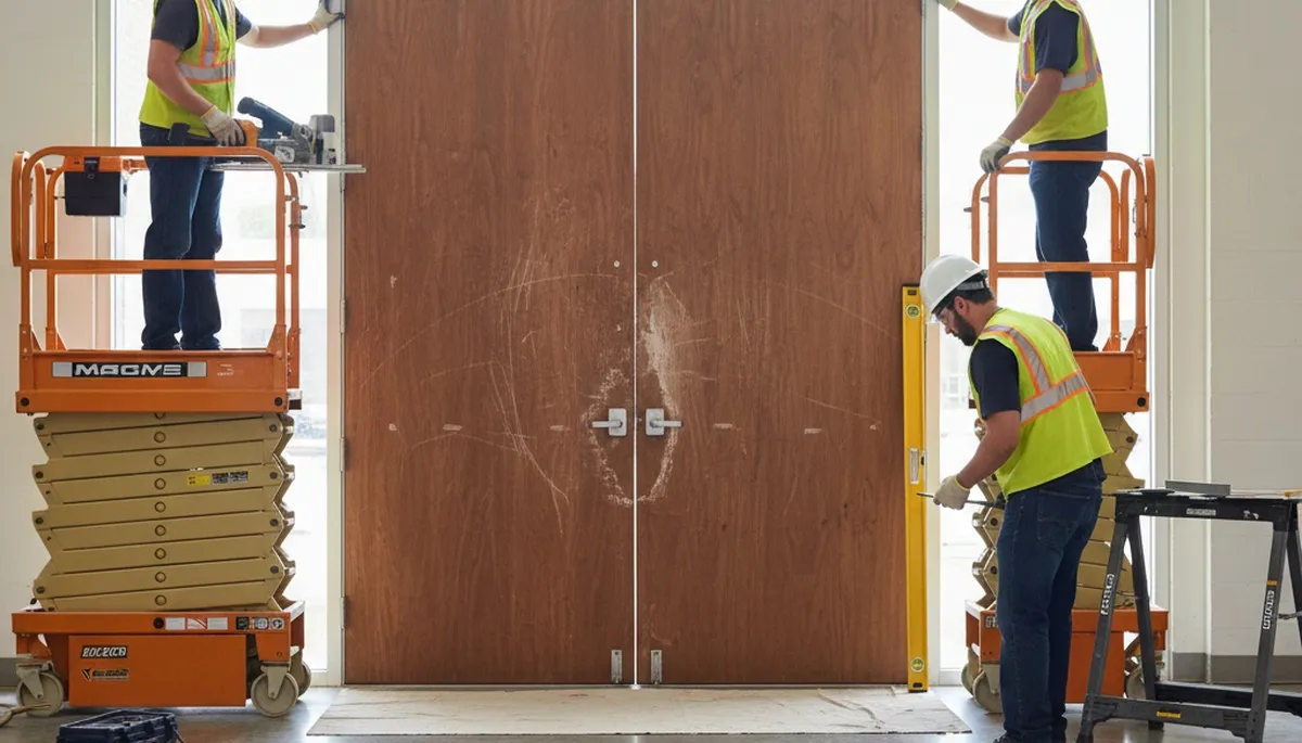 Seattle, WA door repair by FX Remodeling & Exteriors for residential exterior maintenance