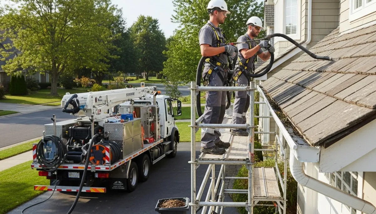 Seattle, WA gutter cleaning service for home exterior protection by FX Remodeling & Exteriors